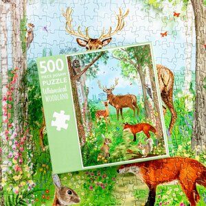 🦉*WHIMSICAL WOODLAND* 🦌 Stunning 500 Piece Jigsaw Puzzle 🌲 Page Publications